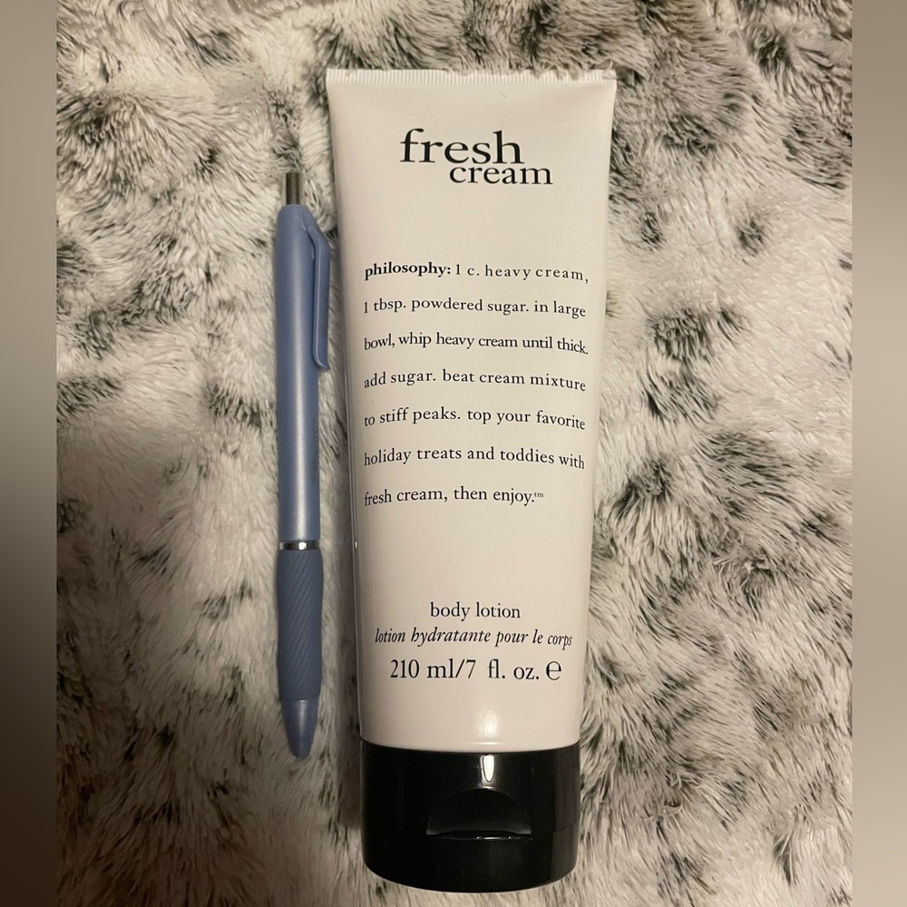 NWT Fresh Cream Sealed Body Lotion Philosophy